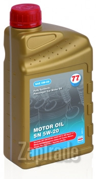 Купить моторное масло 77lubricants MOTOR OIL SN 5w20 Синтетическое | Артикул 4205-4