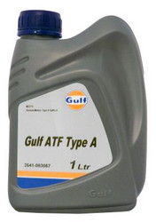 Трансмиссионные масла и жидкости ГУР: Gulf  ATF Type A , Минеральное | Артикул 8718279000158