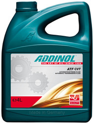 Трансмиссионные масла и жидкости ГУР: Addinol ATF CVT 4L АКПП и ГУР, Синтетическое | Артикул 4014766250933