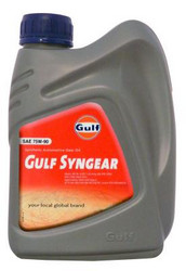 Трансмиссионные масла и жидкости ГУР: Gulf  SYNGear 75W-90 , Синтетическое | Артикул 8717154952421