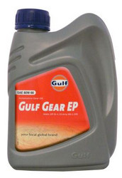 Трансмиссионные масла и жидкости ГУР: Gulf  Gear EP 80W-90 , Минеральное | Артикул 8717154952216
