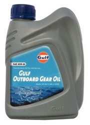 Трансмиссионные масла и жидкости ГУР: Gulf  Outboard Gear Oil 80W-90 , Минеральное | Артикул 8717154953206