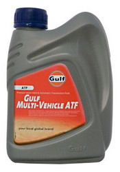 Трансмиссионные масла и жидкости ГУР: Gulf  Multi-Vehicle ATF , Синтетическое | Артикул 8717154959437
